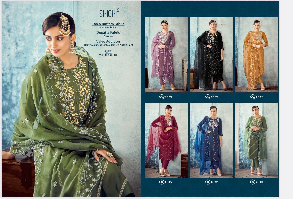 Shichi Baani Fancy Designer Wholesale Readymade Salwar Suits 